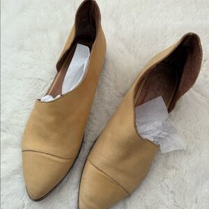 Free people leather loafers